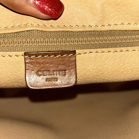 Vintage Celine Macadam zip Clutch - Picture 12 of 16